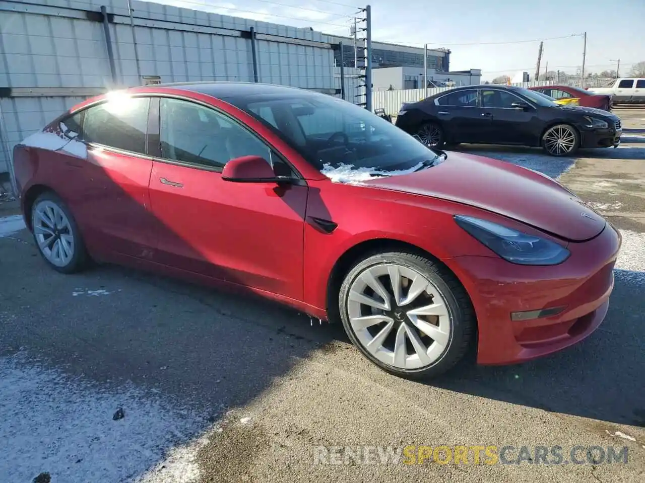 4 Photograph of a damaged car 5YJ3E1EA0PF438566 TESLA MODEL 3 2023