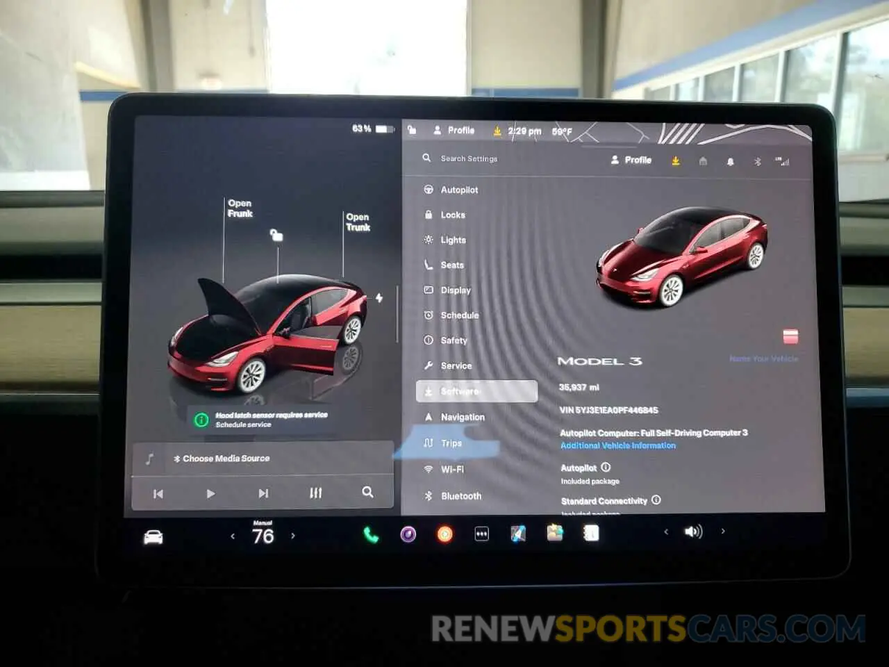 9 Photograph of a damaged car 5YJ3E1EA0PF446845 TESLA MODEL 3 2023