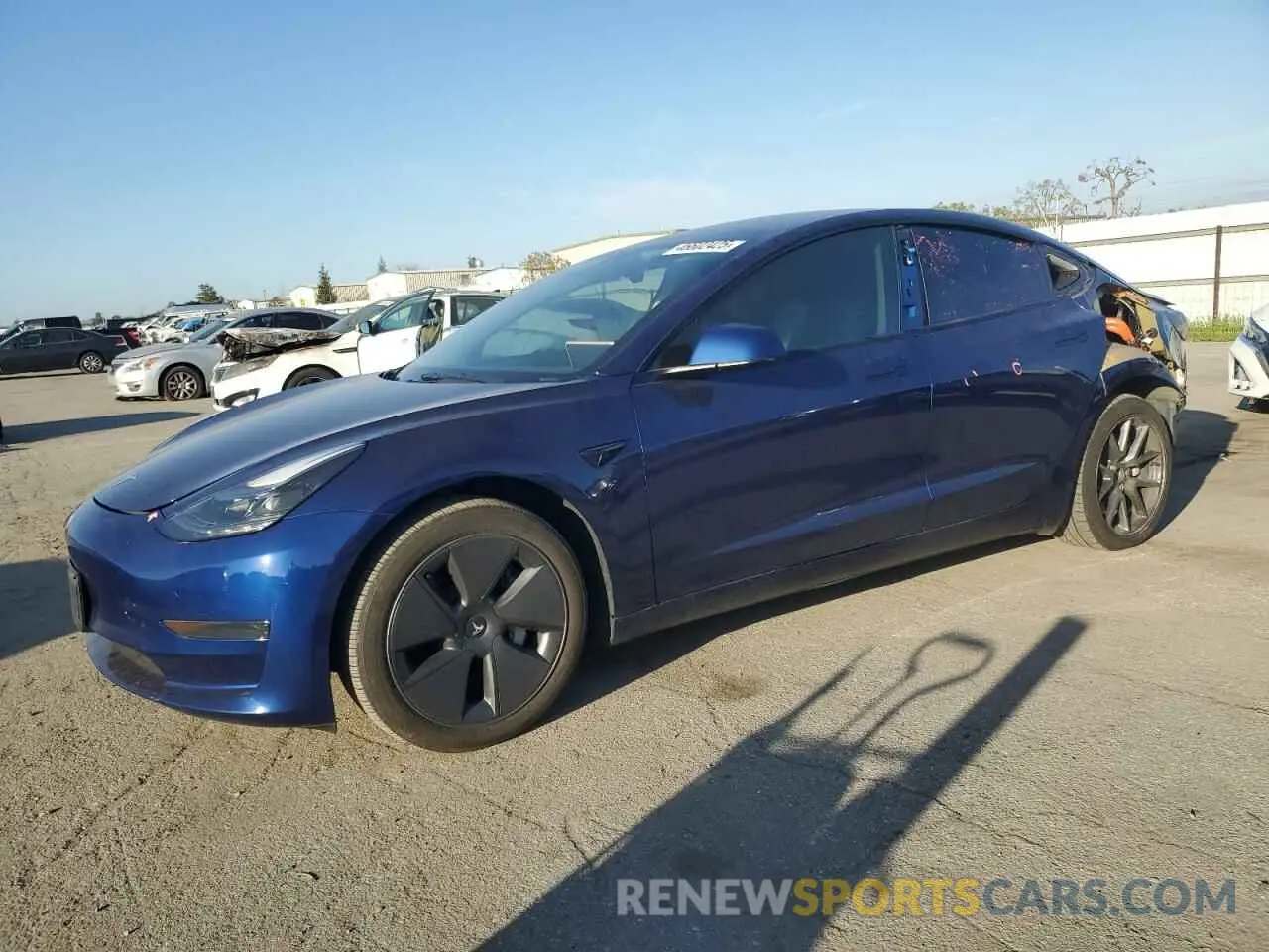 1 Photograph of a damaged car 5YJ3E1EA0PF448501 TESLA MODEL 3 2023