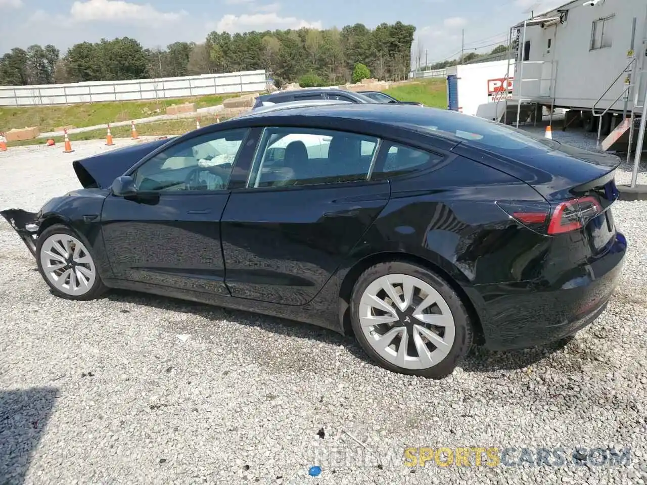 2 Photograph of a damaged car 5YJ3E1EA0PF448787 TESLA MODEL 3 2023