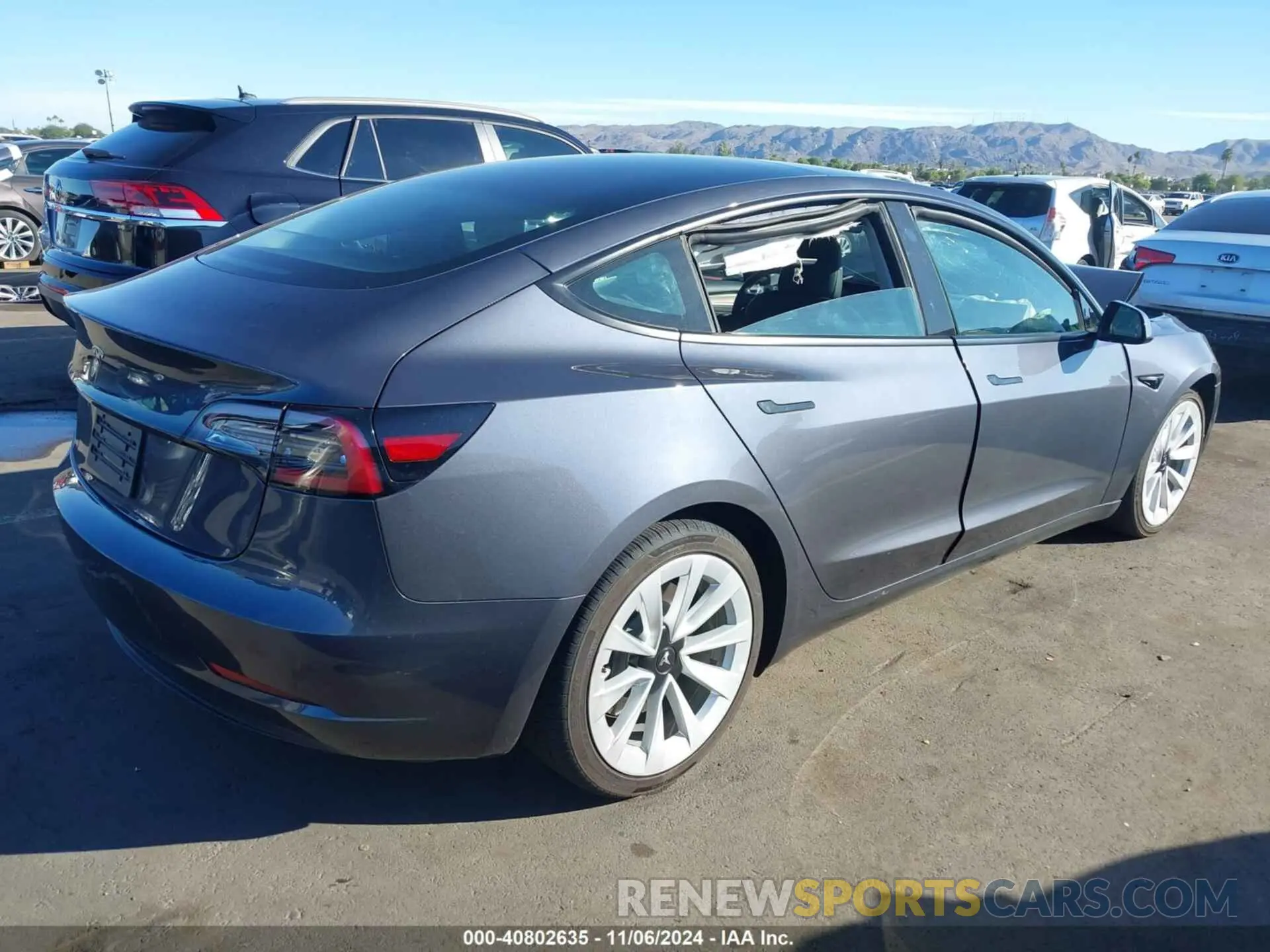 4 Photograph of a damaged car 5YJ3E1EA0PF454573 TESLA MODEL 3 2023