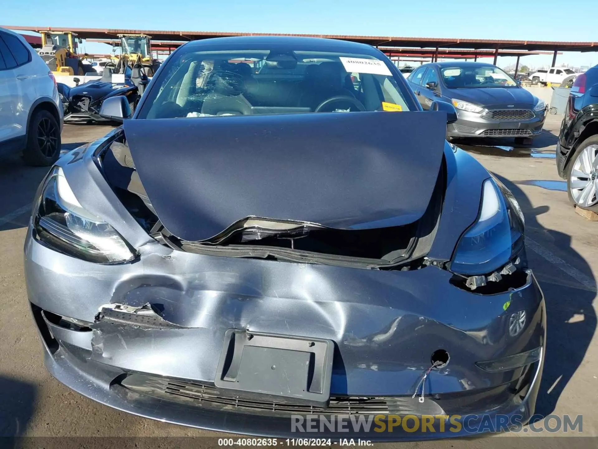 6 Photograph of a damaged car 5YJ3E1EA0PF454573 TESLA MODEL 3 2023