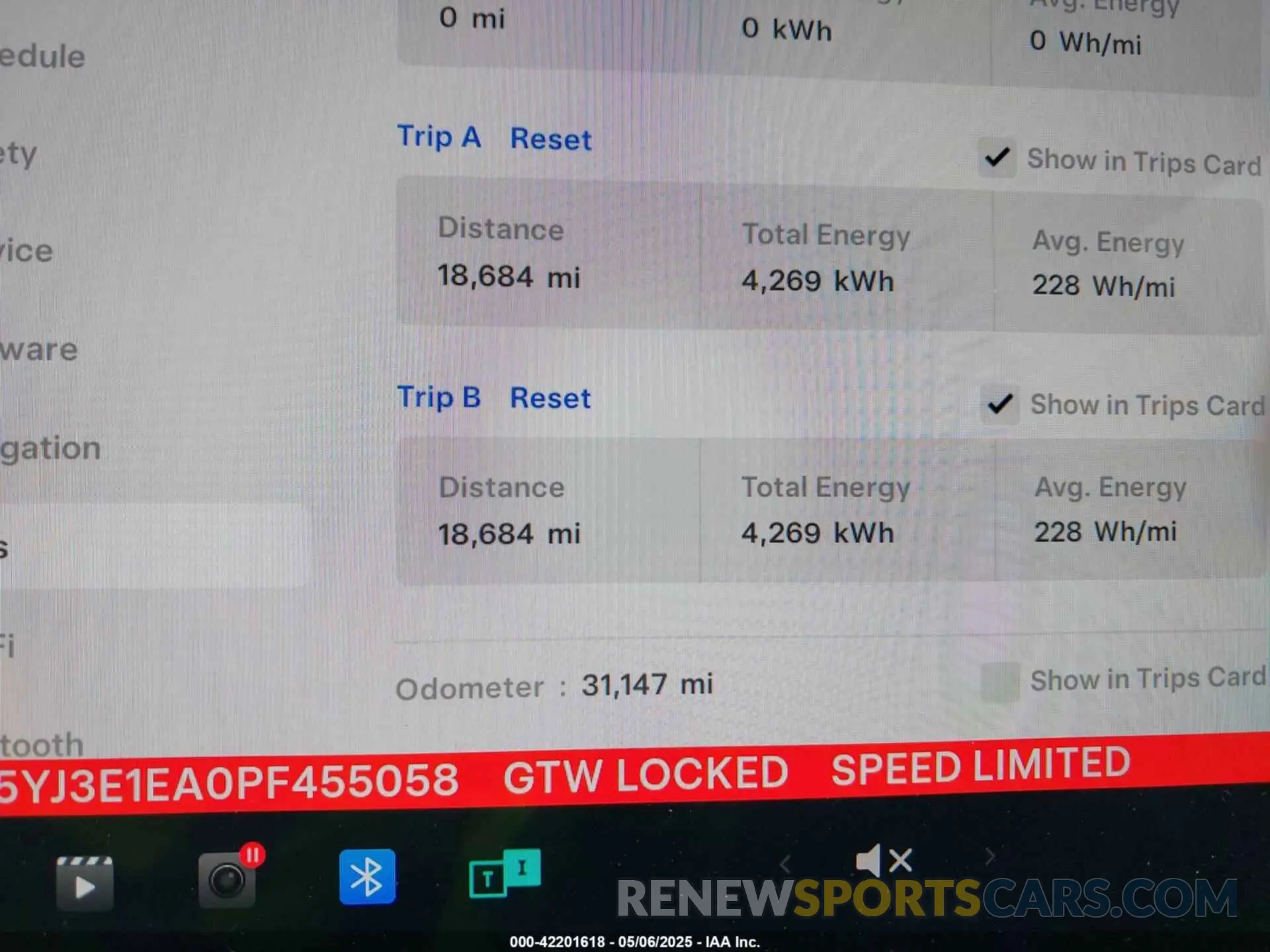 7 Photograph of a damaged car 5YJ3E1EA0PF455058 TESLA MODEL 3 2023
