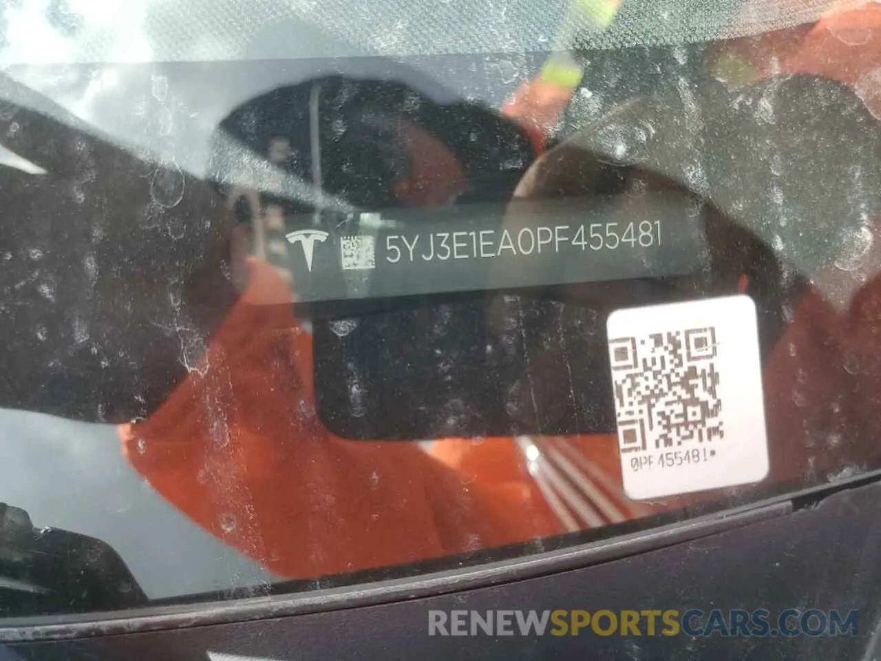 13 Photograph of a damaged car 5YJ3E1EA0PF455481 TESLA MODEL 3 2023