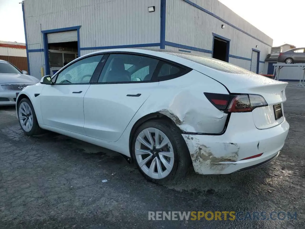 2 Photograph of a damaged car 5YJ3E1EA0PF457747 TESLA MODEL 3 2023