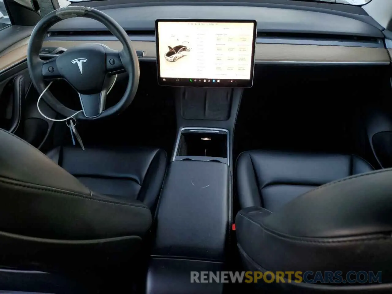 8 Photograph of a damaged car 5YJ3E1EA0PF457747 TESLA MODEL 3 2023