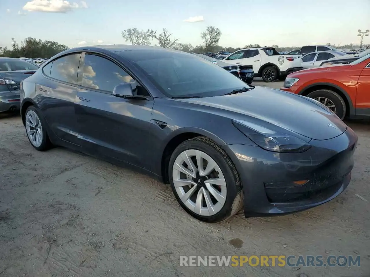 4 Photograph of a damaged car 5YJ3E1EA0PF458171 TESLA MODEL 3 2023