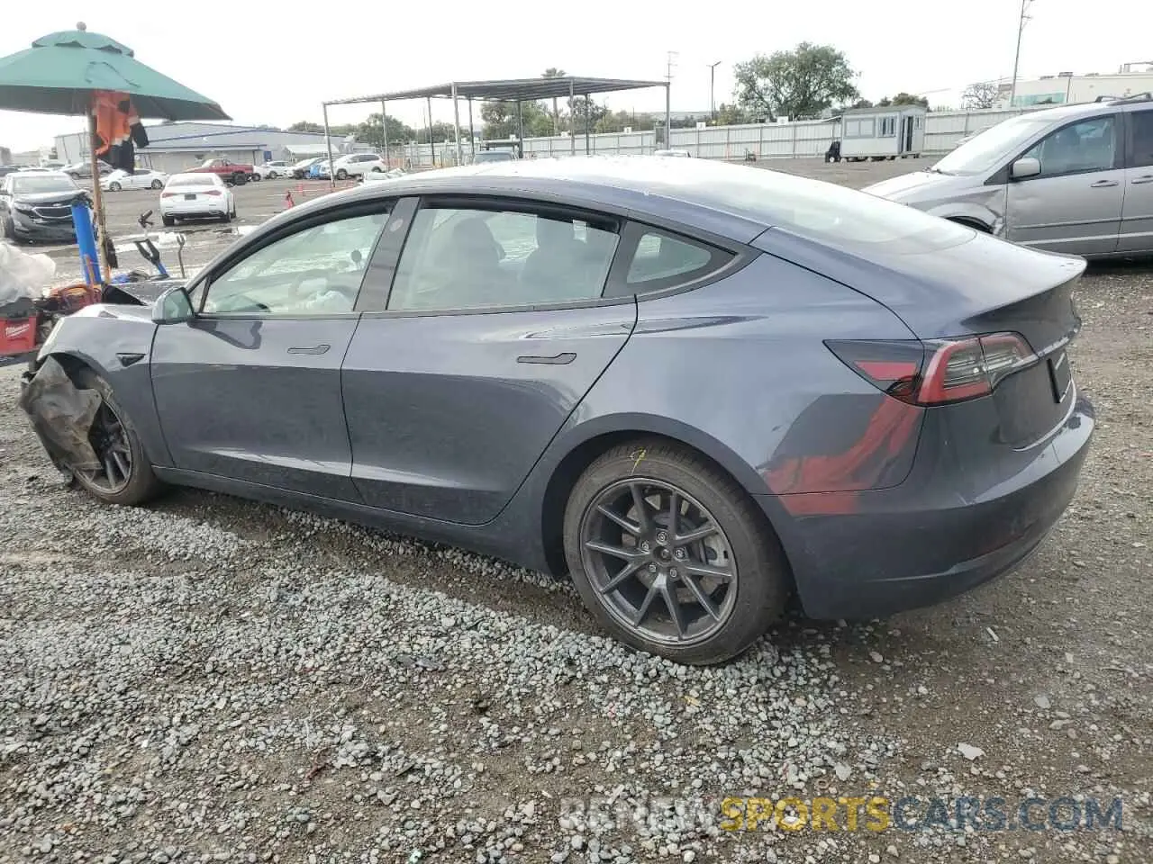 2 Photograph of a damaged car 5YJ3E1EA0PF458851 TESLA MODEL 3 2023