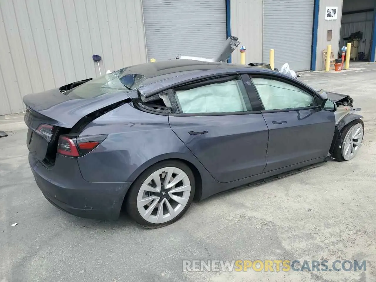 3 Photograph of a damaged car 5YJ3E1EA0PF460230 TESLA MODEL 3 2023