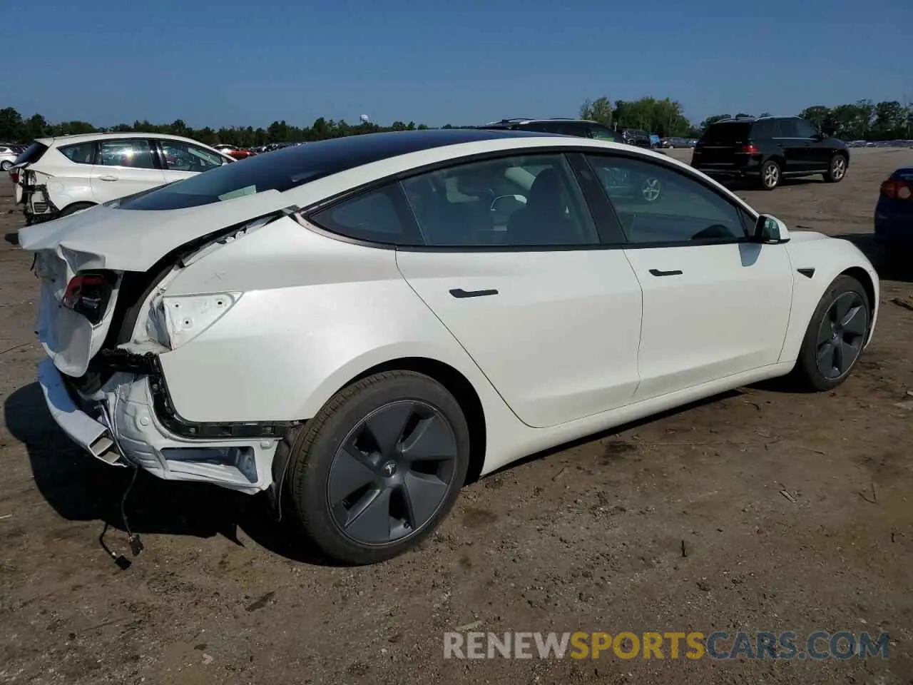 3 Photograph of a damaged car 5YJ3E1EA0PF464102 TESLA MODEL 3 2023