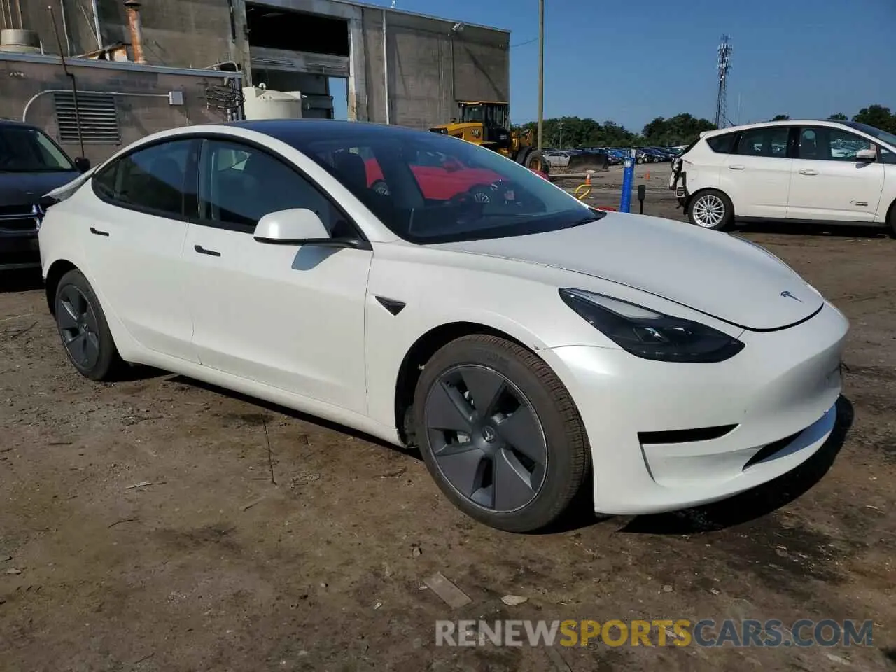 4 Photograph of a damaged car 5YJ3E1EA0PF464102 TESLA MODEL 3 2023