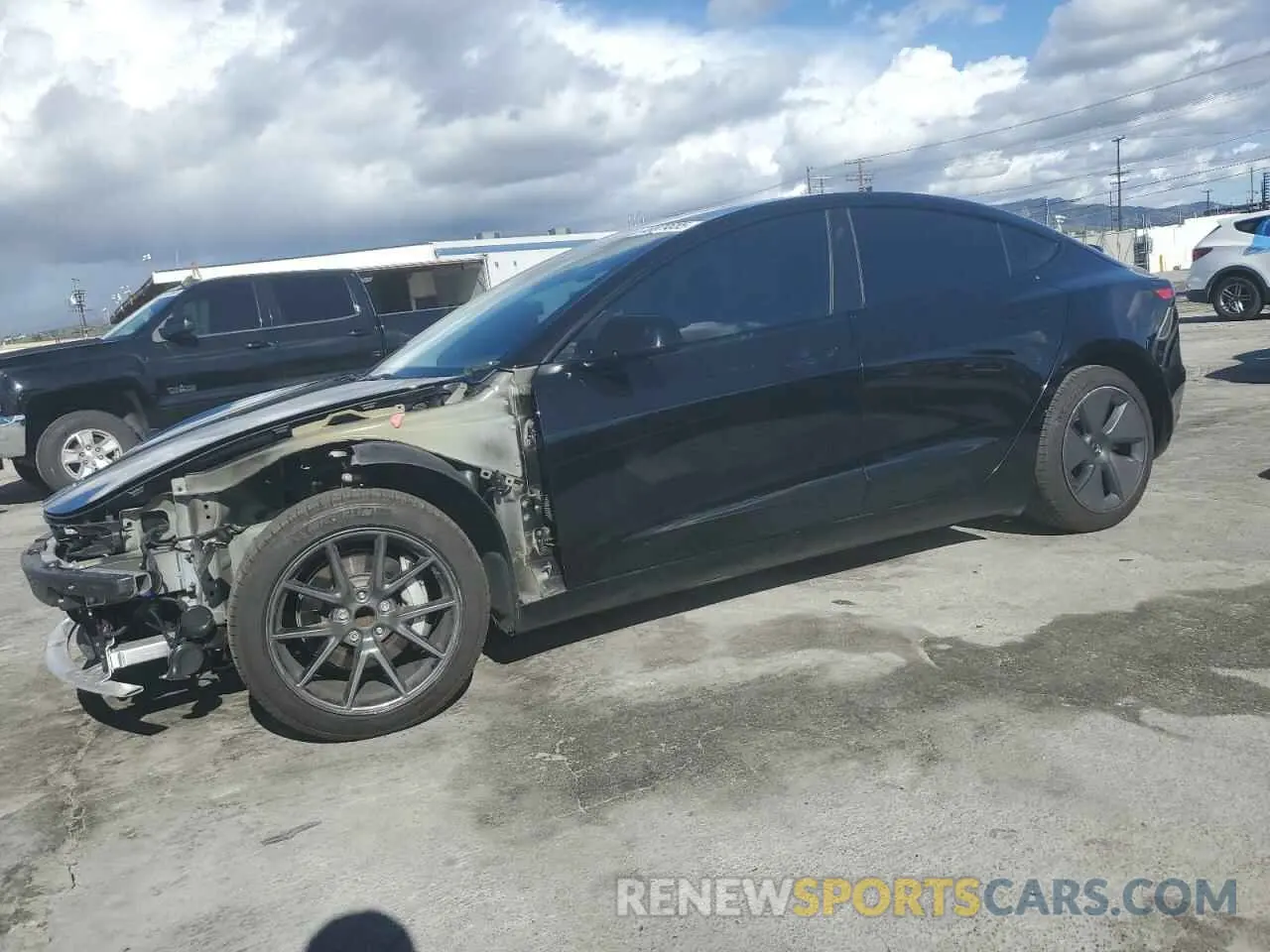 1 Photograph of a damaged car 5YJ3E1EA0PF471034 TESLA MODEL 3 2023