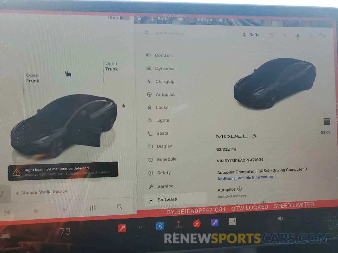 9 Photograph of a damaged car 5YJ3E1EA0PF471034 TESLA MODEL 3 2023