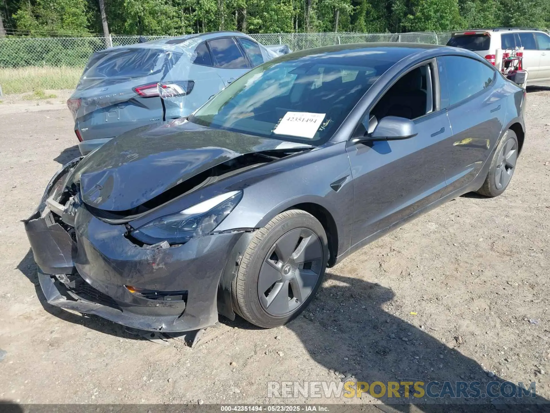 2 Photograph of a damaged car 5YJ3E1EA0PF473754 TESLA MODEL 3 2023
