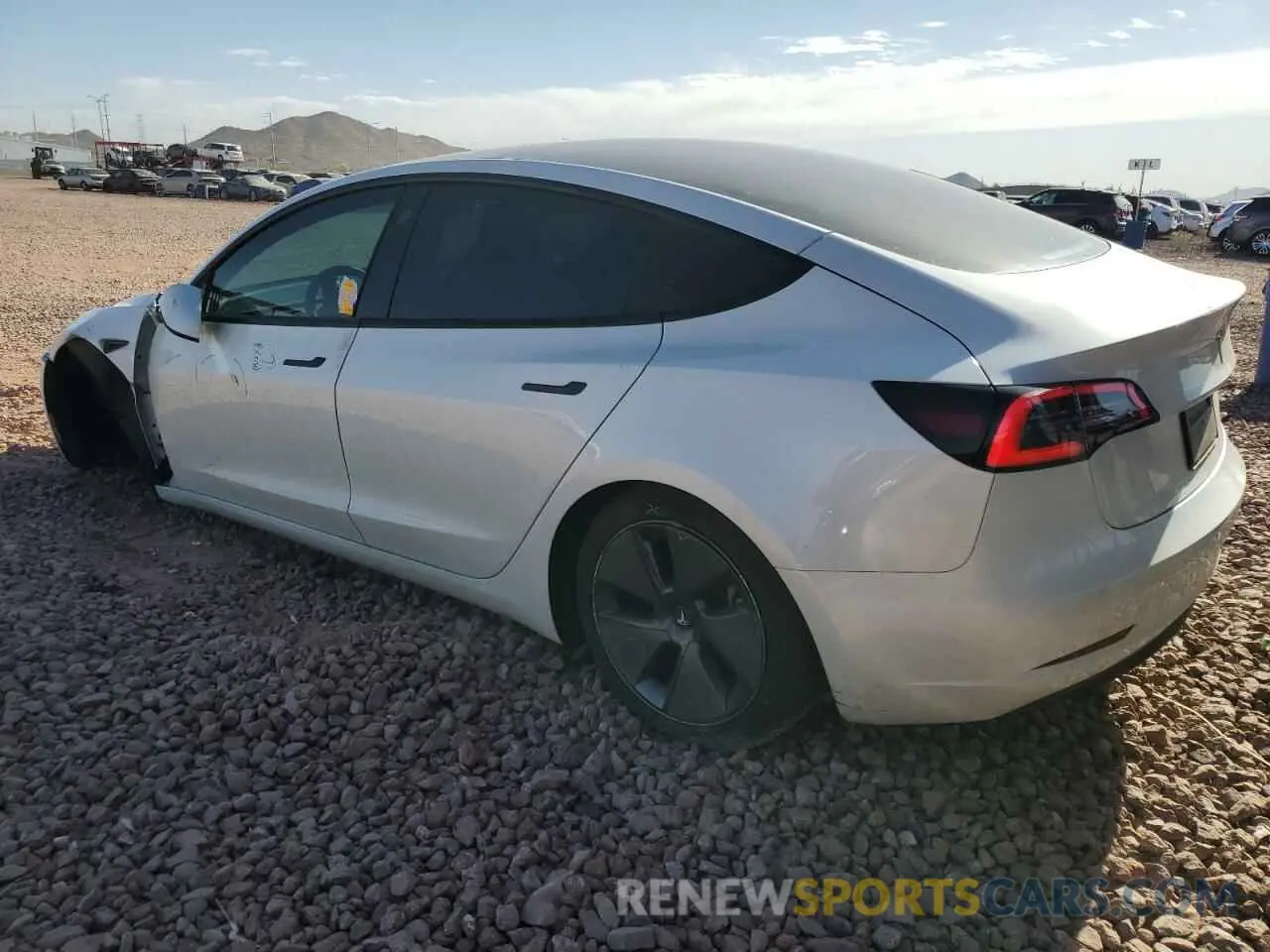 2 Photograph of a damaged car 5YJ3E1EA0PF475715 TESLA MODEL 3 2023