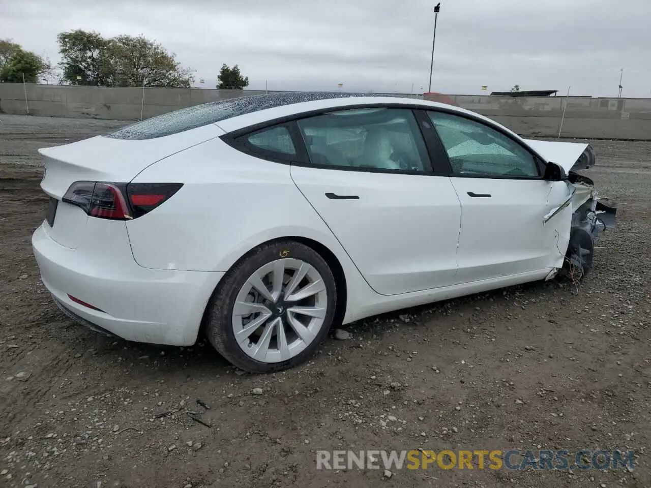 3 Photograph of a damaged car 5YJ3E1EA0PF480154 TESLA MODEL 3 2023