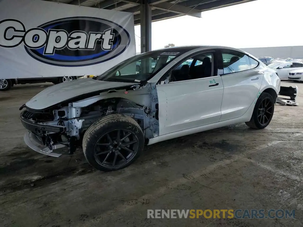 1 Photograph of a damaged car 5YJ3E1EA0PF482633 TESLA MODEL 3 2023