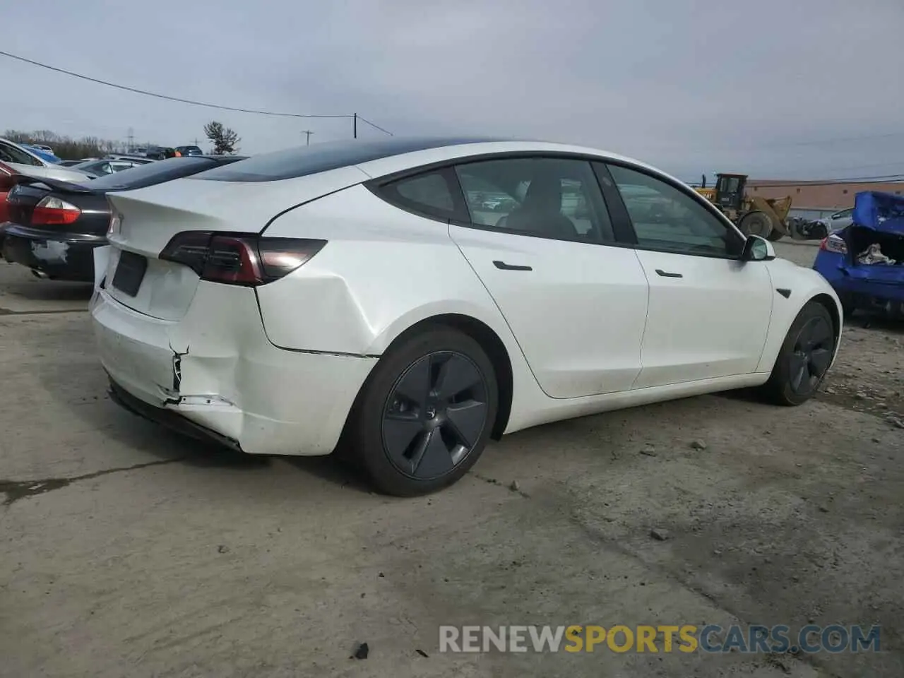 3 Photograph of a damaged car 5YJ3E1EA0PF487458 TESLA MODEL 3 2023