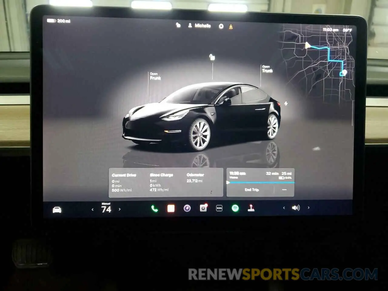 9 Photograph of a damaged car 5YJ3E1EA0PF490697 TESLA MODEL 3 2023