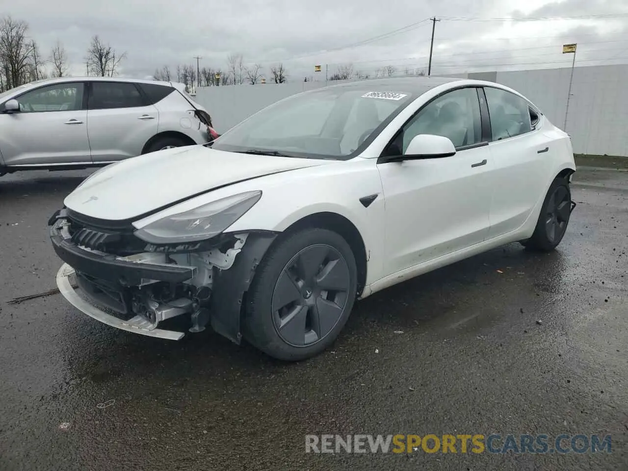 1 Photograph of a damaged car 5YJ3E1EA0PF496757 TESLA MODEL 3 2023