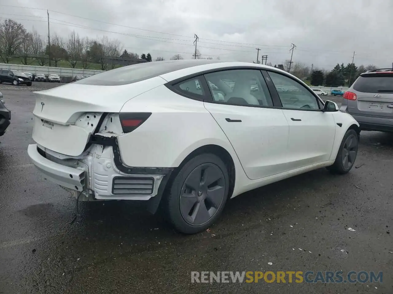 3 Photograph of a damaged car 5YJ3E1EA0PF496757 TESLA MODEL 3 2023
