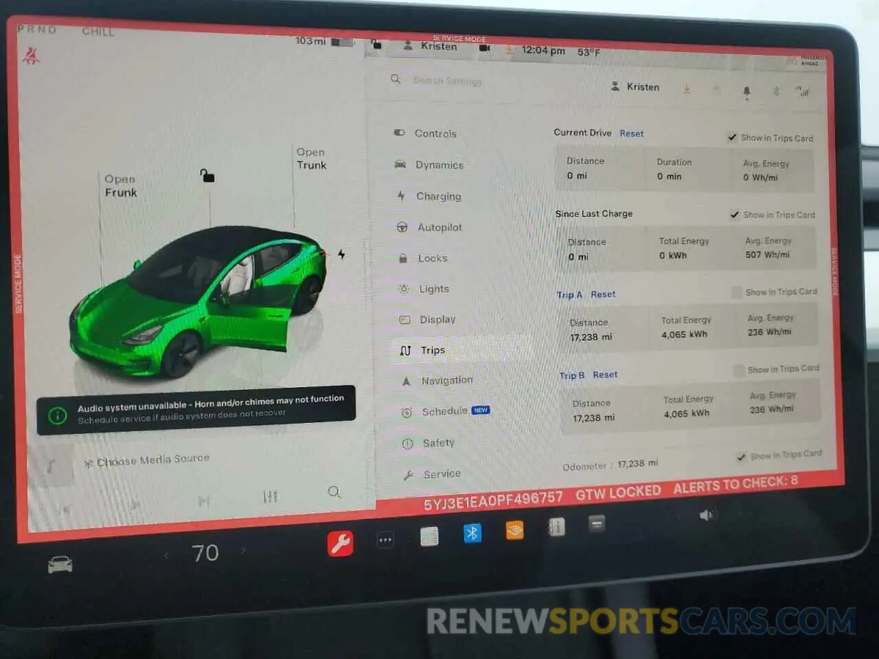 9 Photograph of a damaged car 5YJ3E1EA0PF496757 TESLA MODEL 3 2023