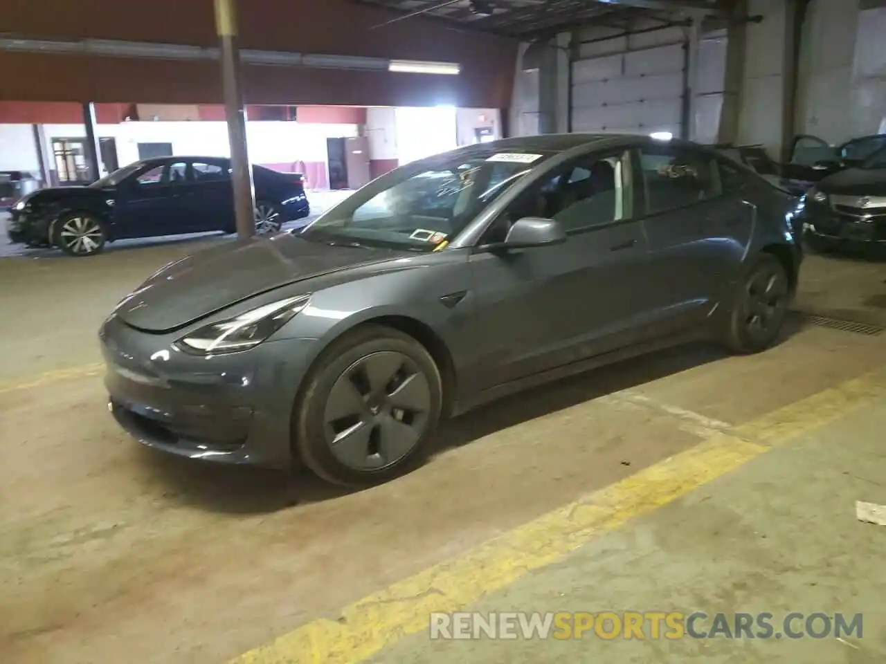 1 Photograph of a damaged car 5YJ3E1EA0PF501892 TESLA MODEL 3 2023