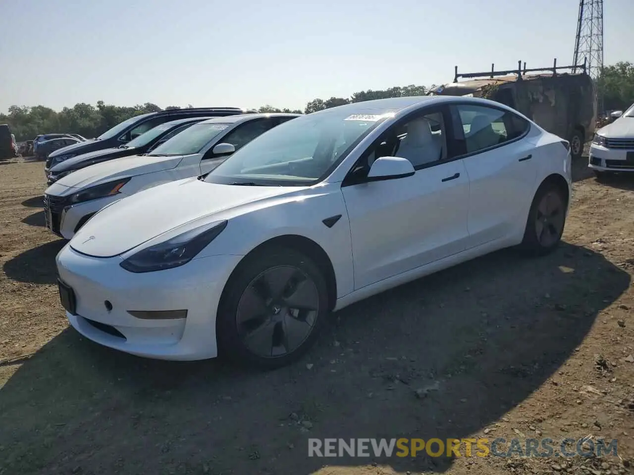 1 Photograph of a damaged car 5YJ3E1EA0PF513220 TESLA MODEL 3 2023