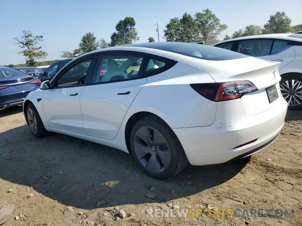 2 Photograph of a damaged car 5YJ3E1EA0PF513220 TESLA MODEL 3 2023