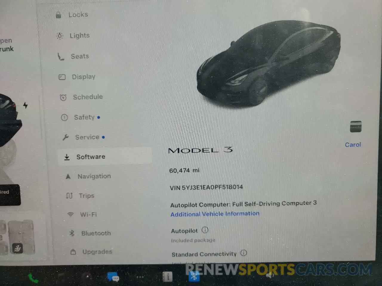9 Photograph of a damaged car 5YJ3E1EA0PF518014 TESLA MODEL 3 2023