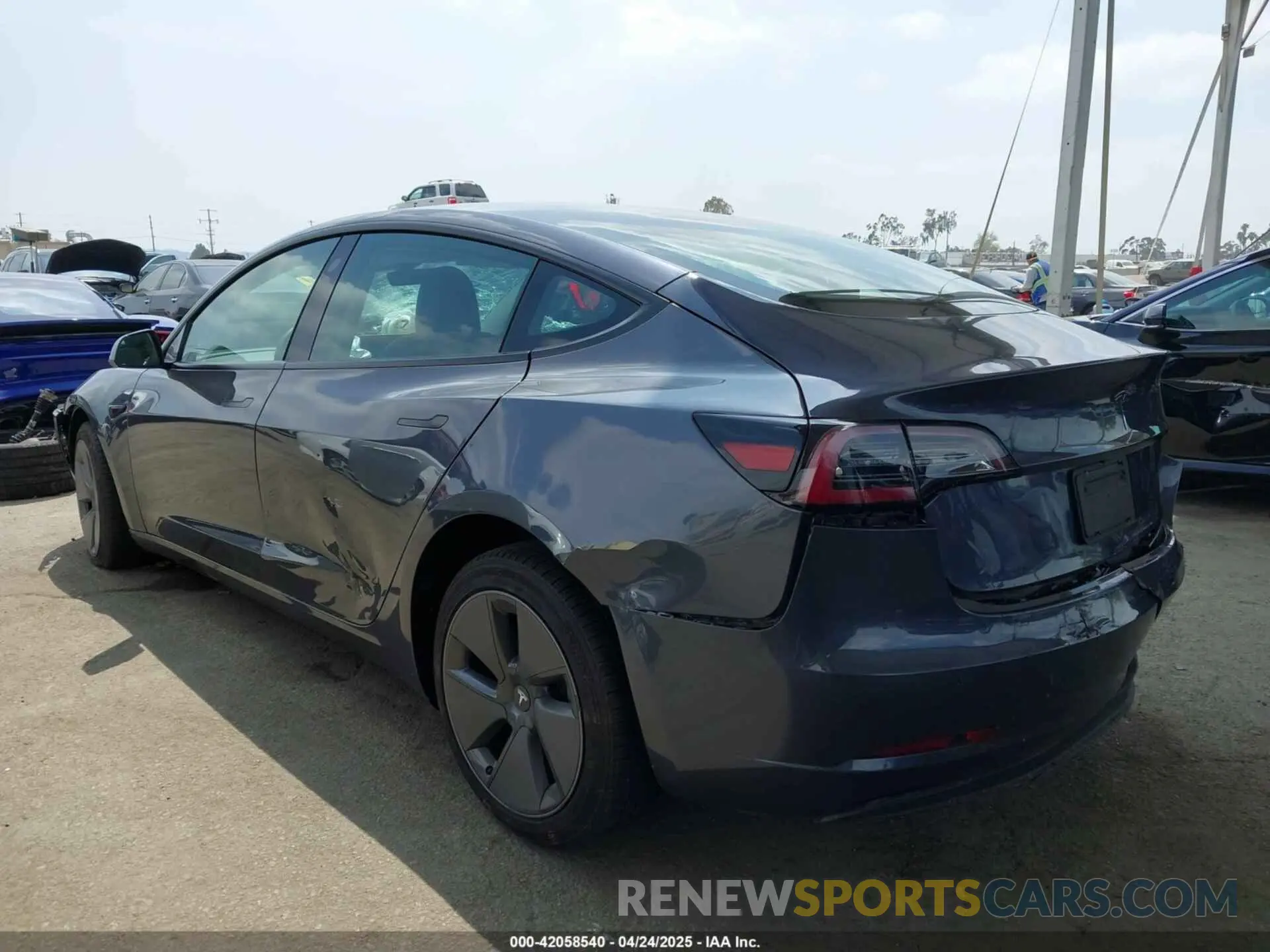 3 Photograph of a damaged car 5YJ3E1EA0PF518904 TESLA MODEL 3 2023