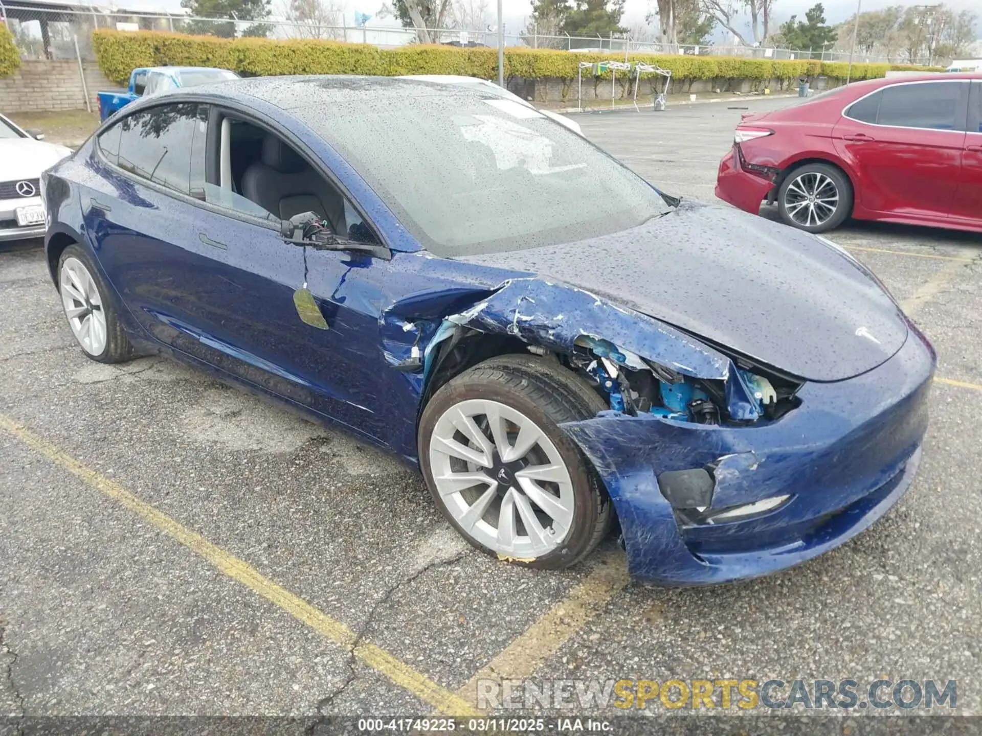 1 Photograph of a damaged car 5YJ3E1EA0PF518983 TESLA MODEL 3 2023