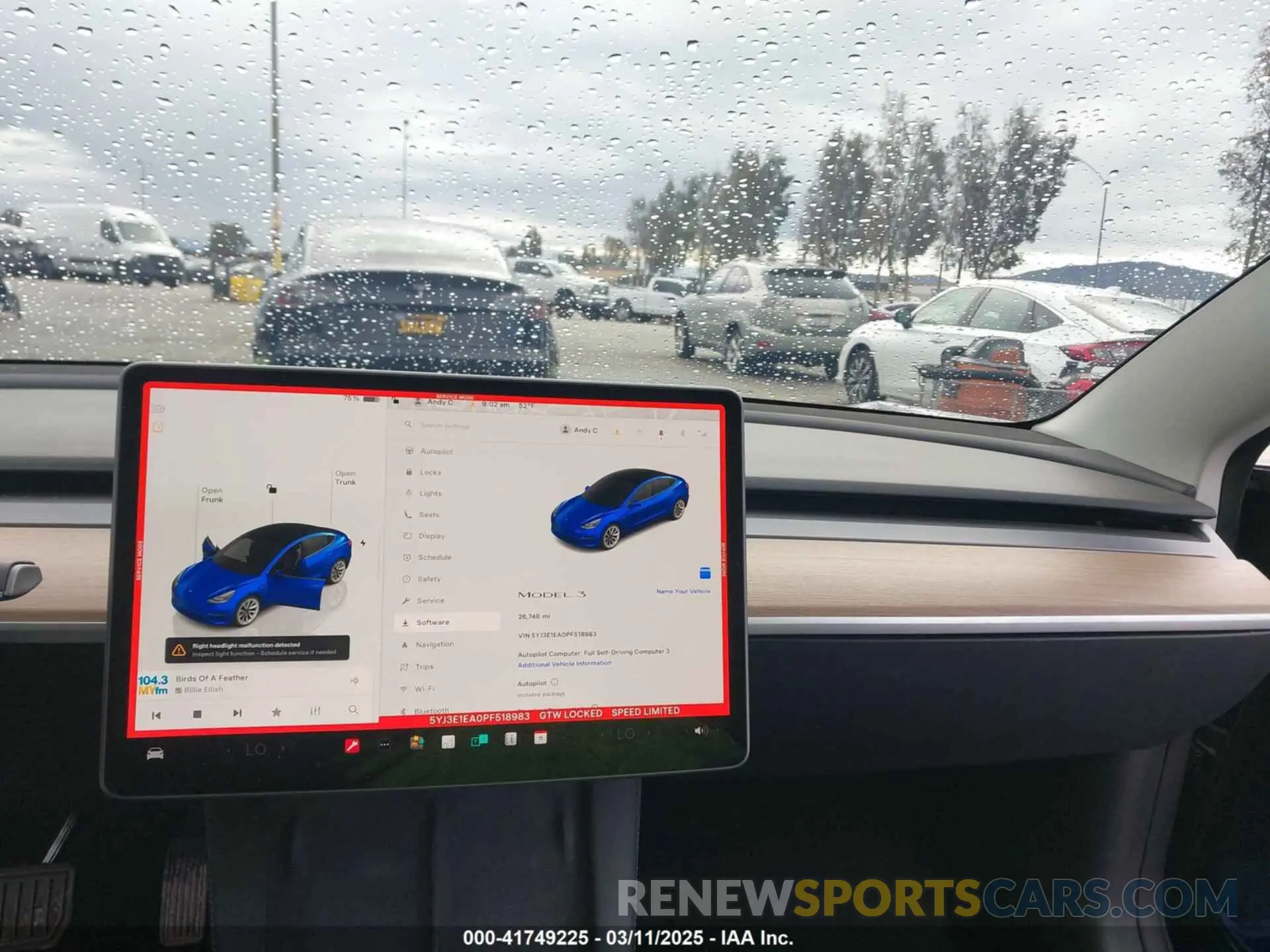 19 Photograph of a damaged car 5YJ3E1EA0PF518983 TESLA MODEL 3 2023