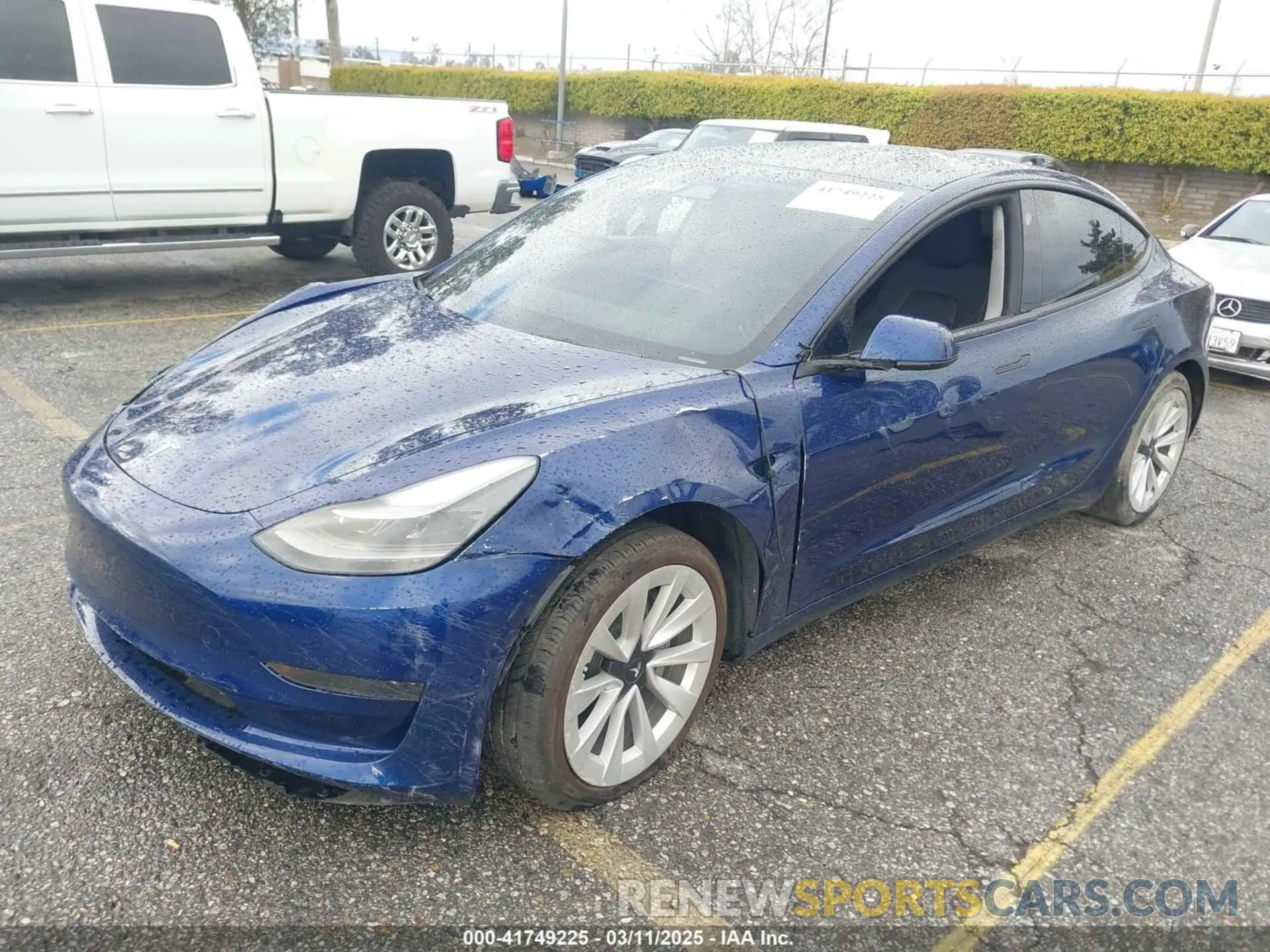 2 Photograph of a damaged car 5YJ3E1EA0PF518983 TESLA MODEL 3 2023