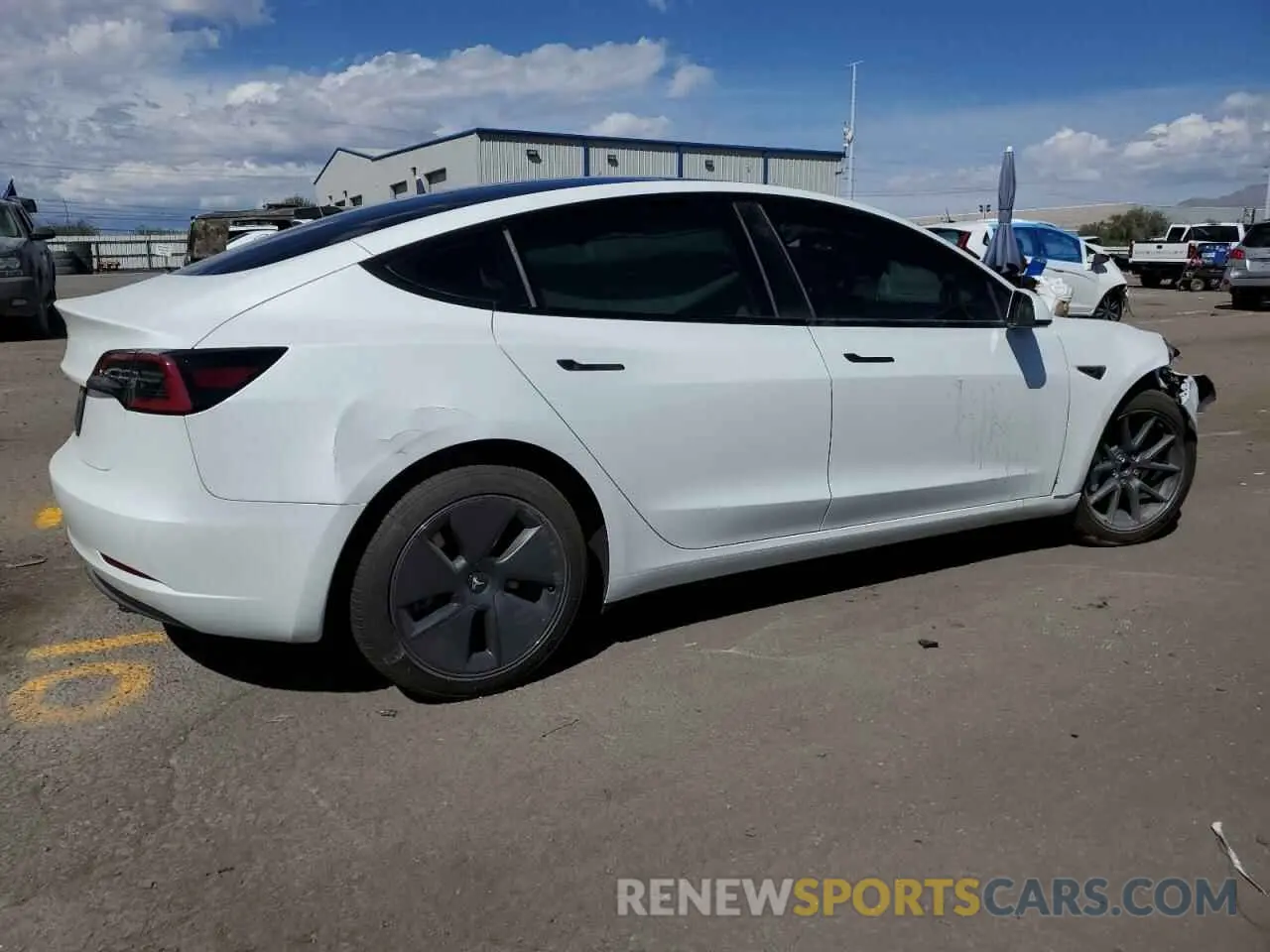 3 Photograph of a damaged car 5YJ3E1EA0PF542202 TESLA MODEL 3 2023