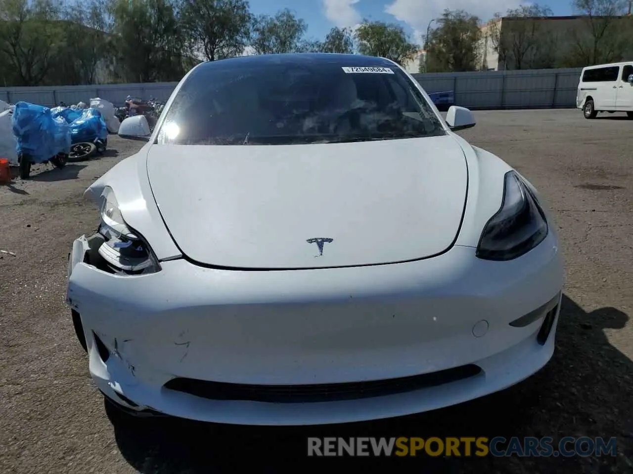 5 Photograph of a damaged car 5YJ3E1EA0PF542202 TESLA MODEL 3 2023