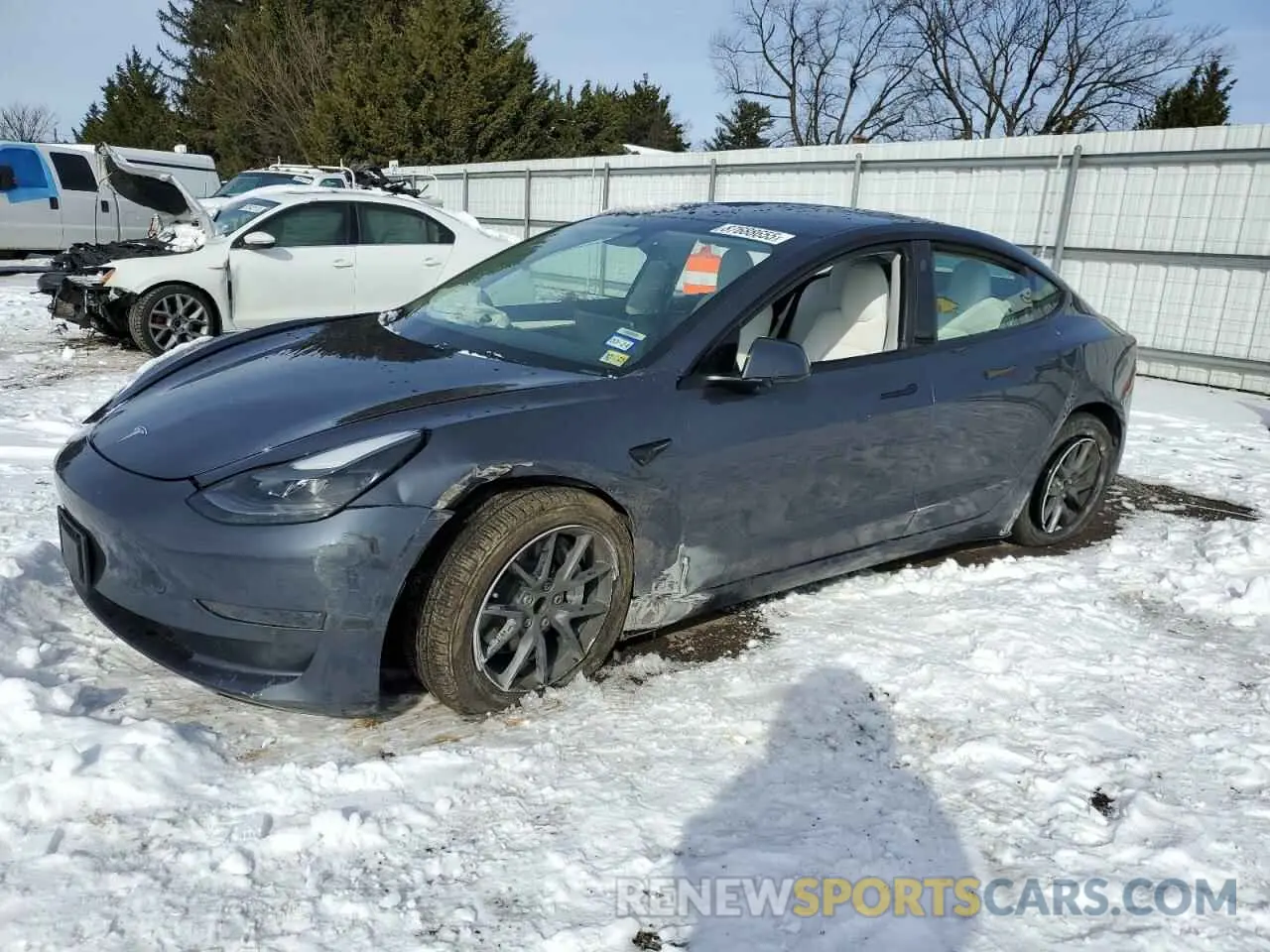 1 Photograph of a damaged car 5YJ3E1EA0PF547948 TESLA MODEL 3 2023