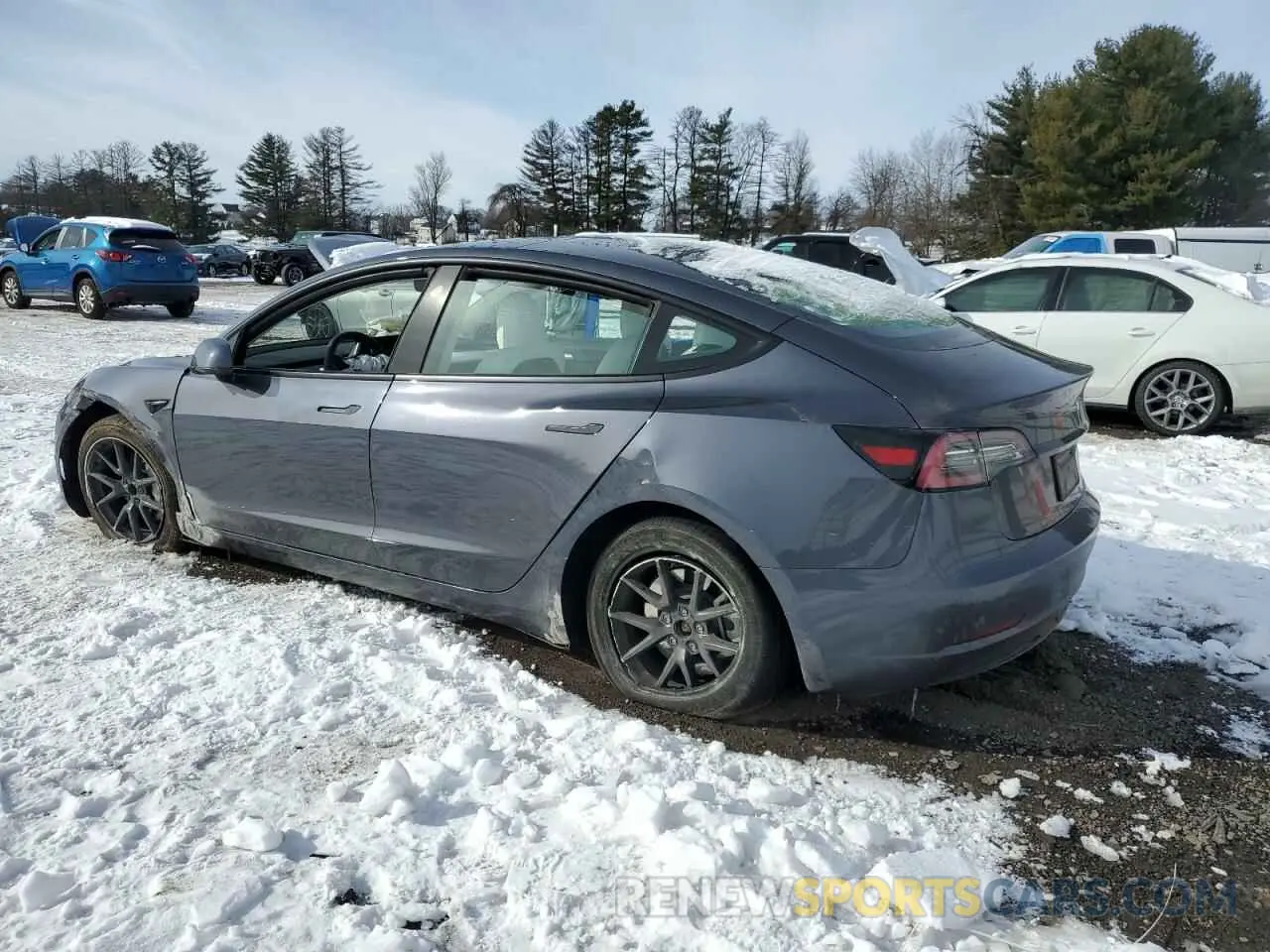 2 Photograph of a damaged car 5YJ3E1EA0PF547948 TESLA MODEL 3 2023