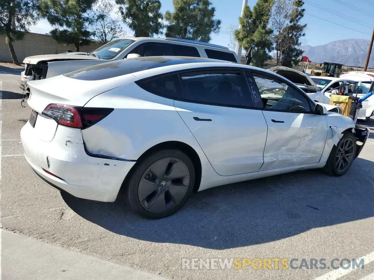 3 Photograph of a damaged car 5YJ3E1EA0PF549490 TESLA MODEL 3 2023