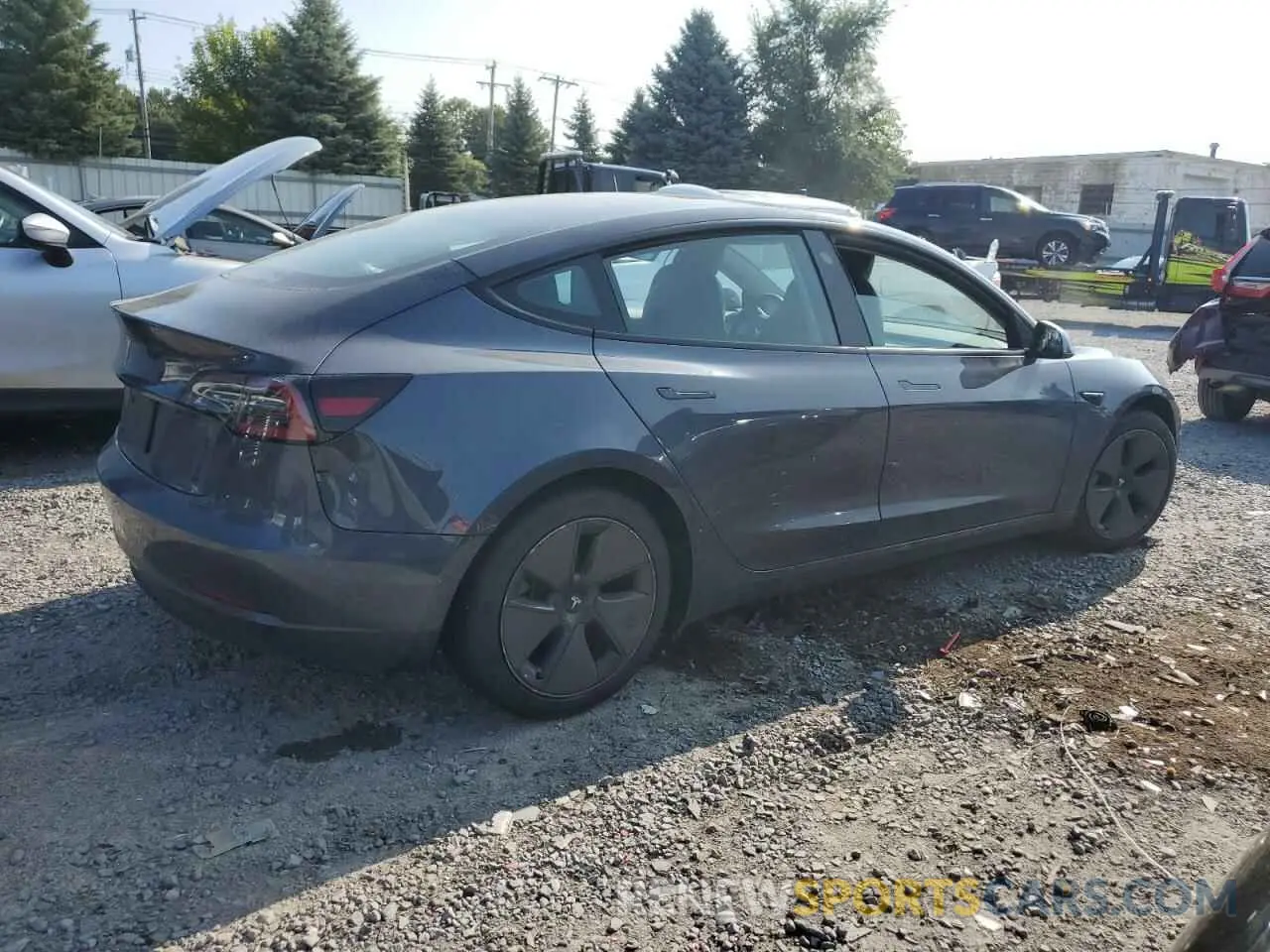 3 Photograph of a damaged car 5YJ3E1EA0PF556620 TESLA MODEL 3 2023