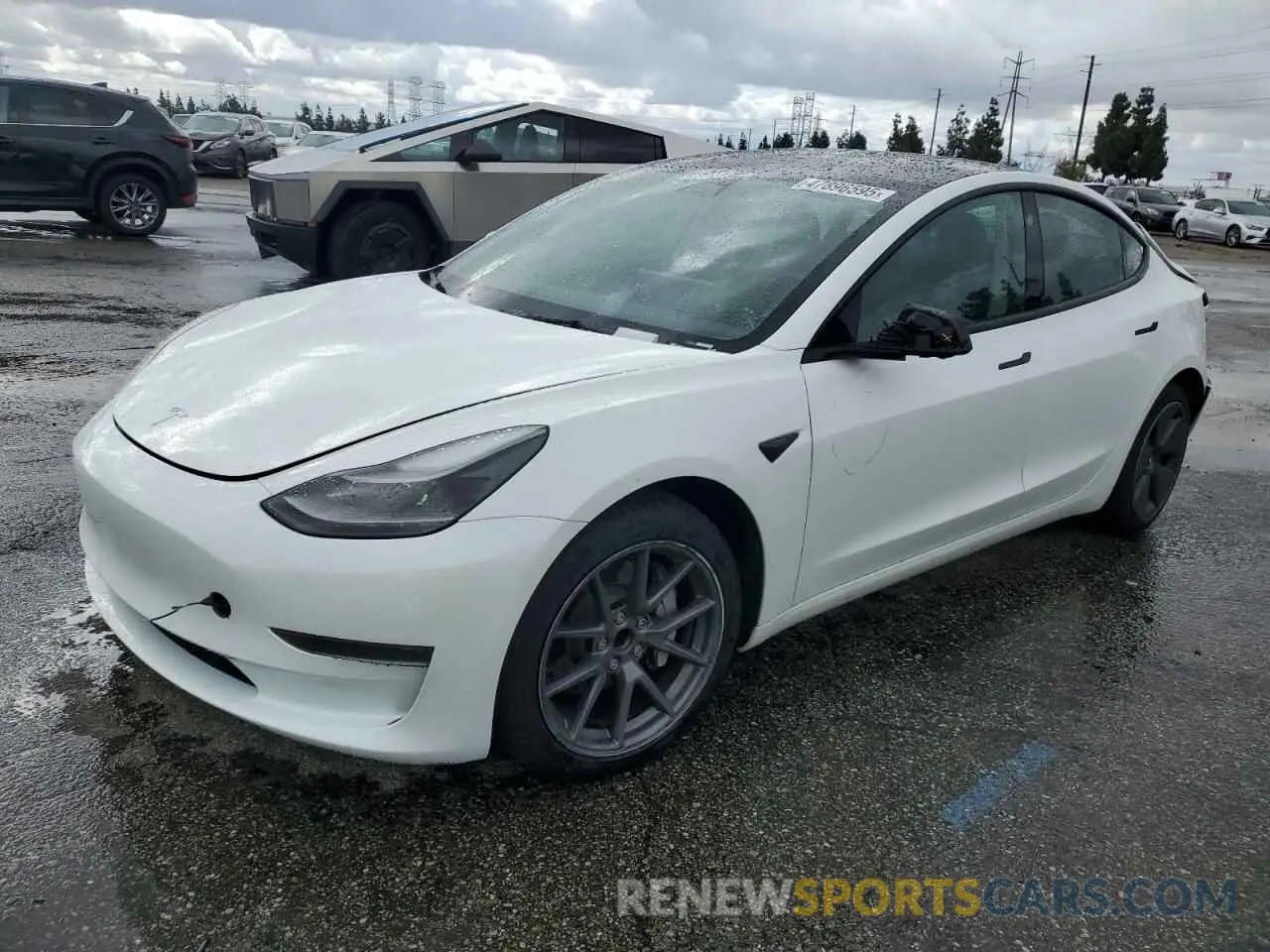 1 Photograph of a damaged car 5YJ3E1EA0PF556715 TESLA MODEL 3 2023