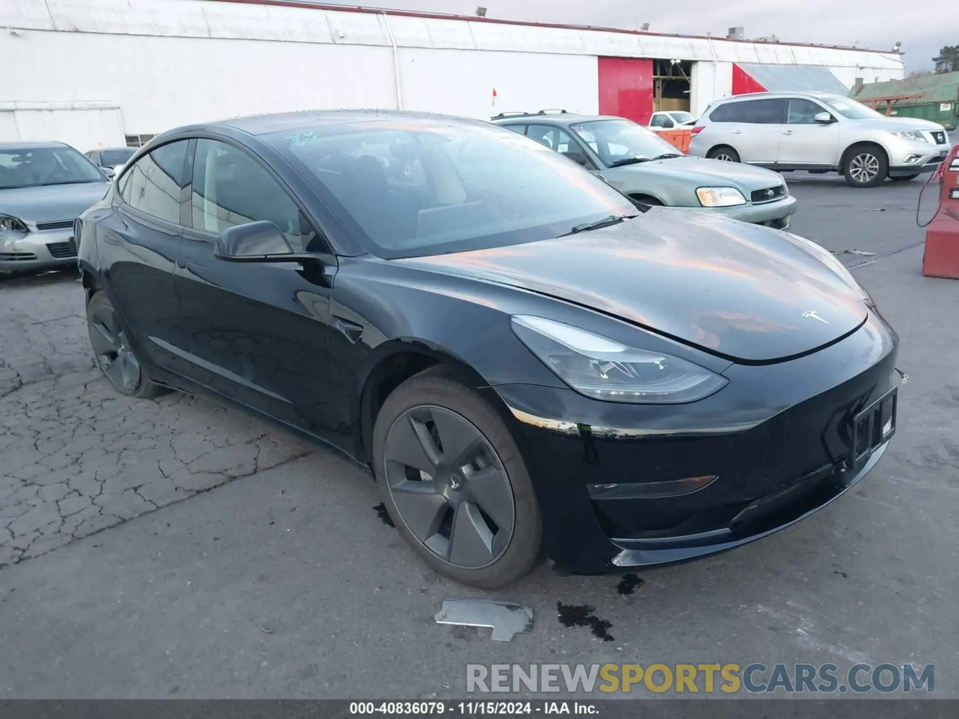 1 Photograph of a damaged car 5YJ3E1EA0PF560814 TESLA MODEL 3 2023