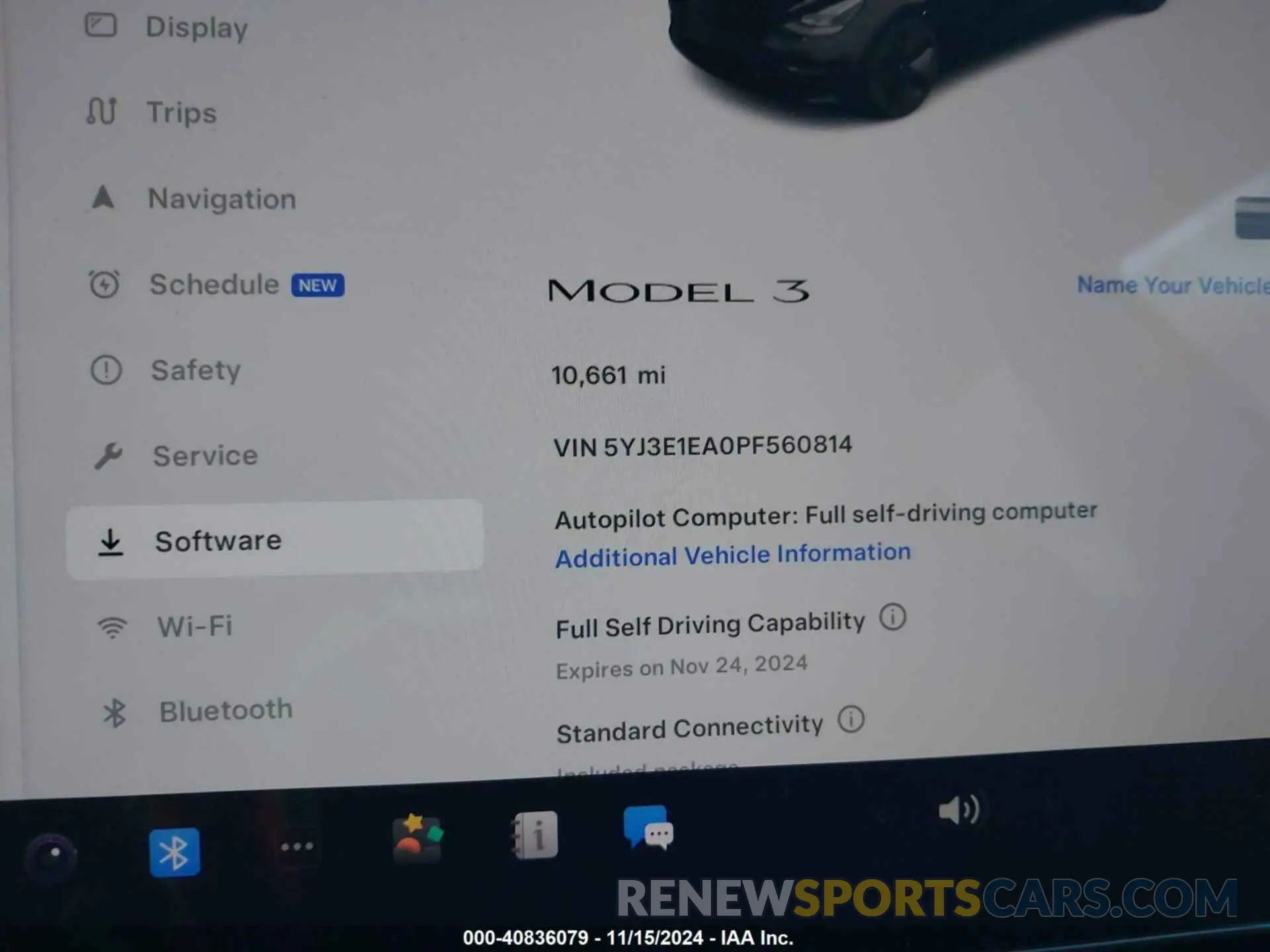 6 Photograph of a damaged car 5YJ3E1EA0PF560814 TESLA MODEL 3 2023