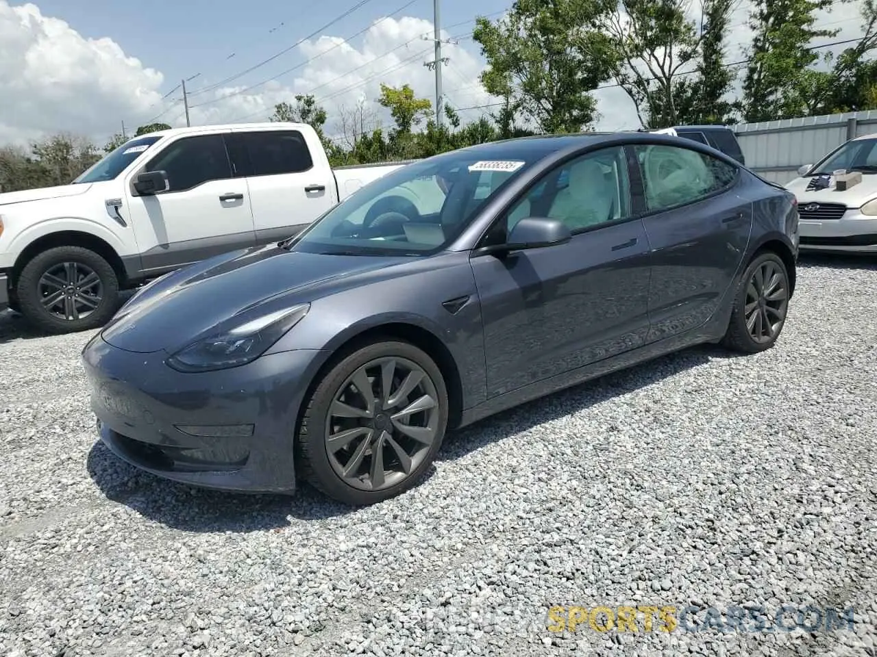 1 Photograph of a damaged car 5YJ3E1EA0PF571943 TESLA MODEL 3 2023
