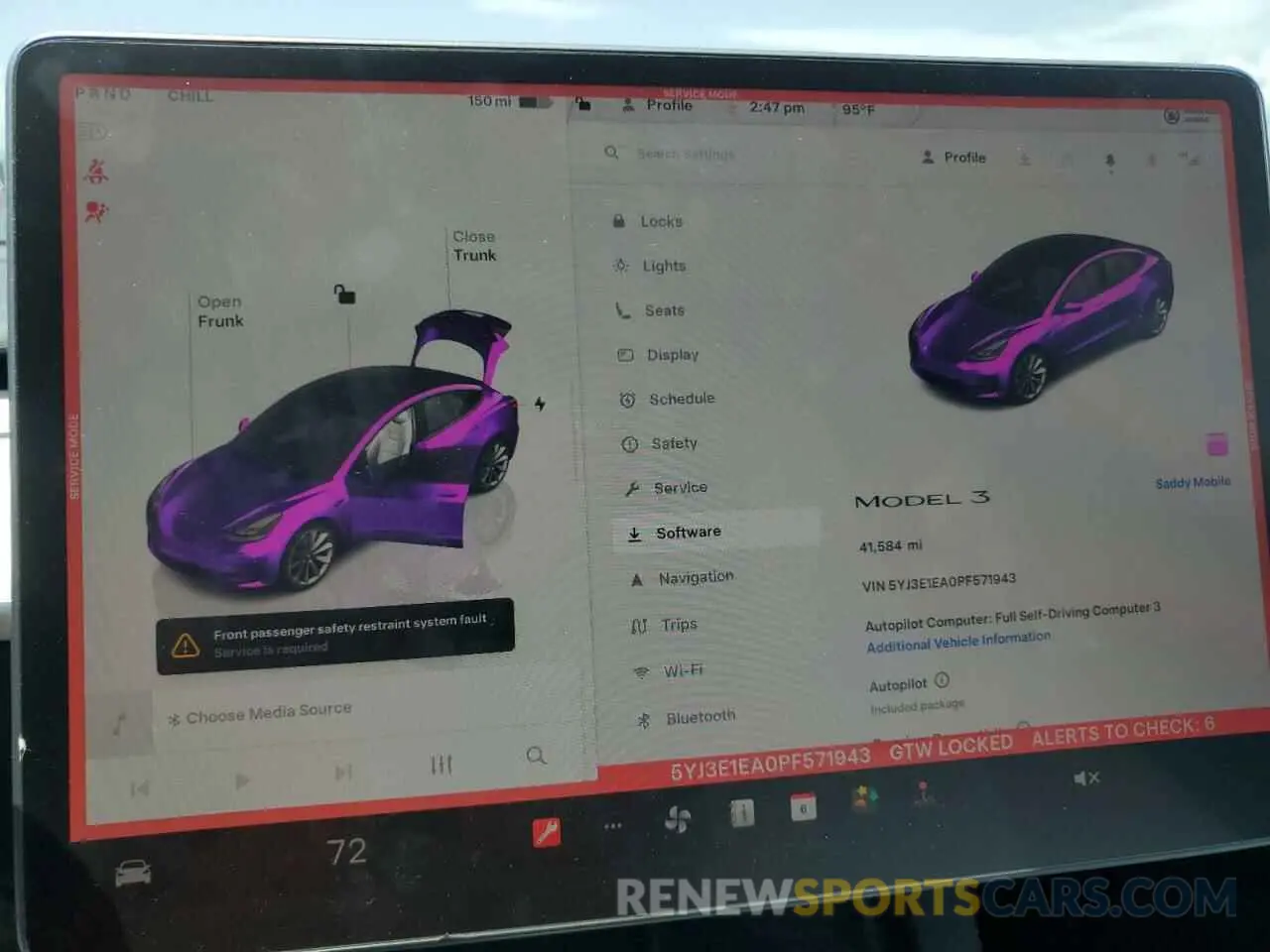 9 Photograph of a damaged car 5YJ3E1EA0PF571943 TESLA MODEL 3 2023