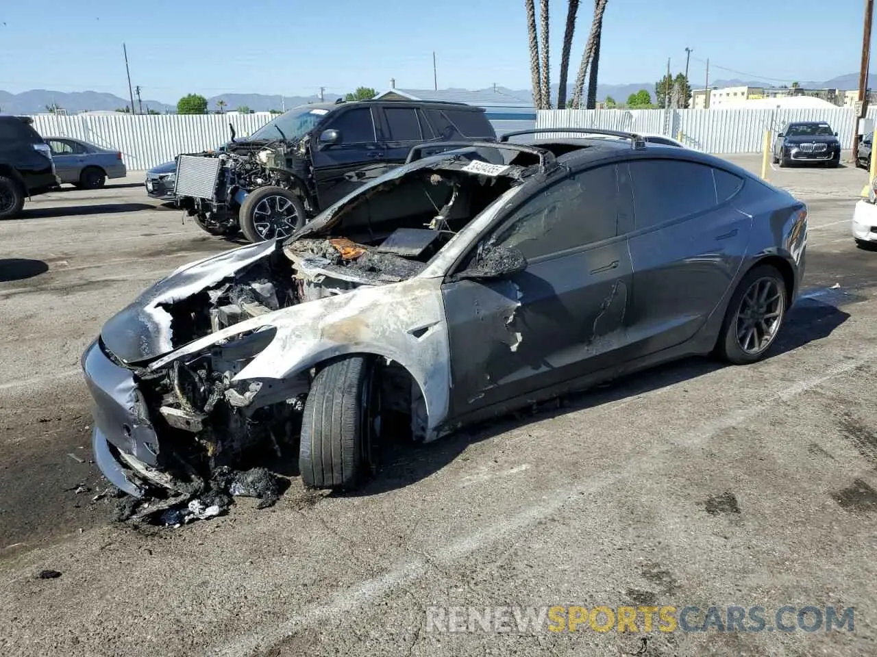 1 Photograph of a damaged car 5YJ3E1EA0PF579119 TESLA MODEL 3 2023