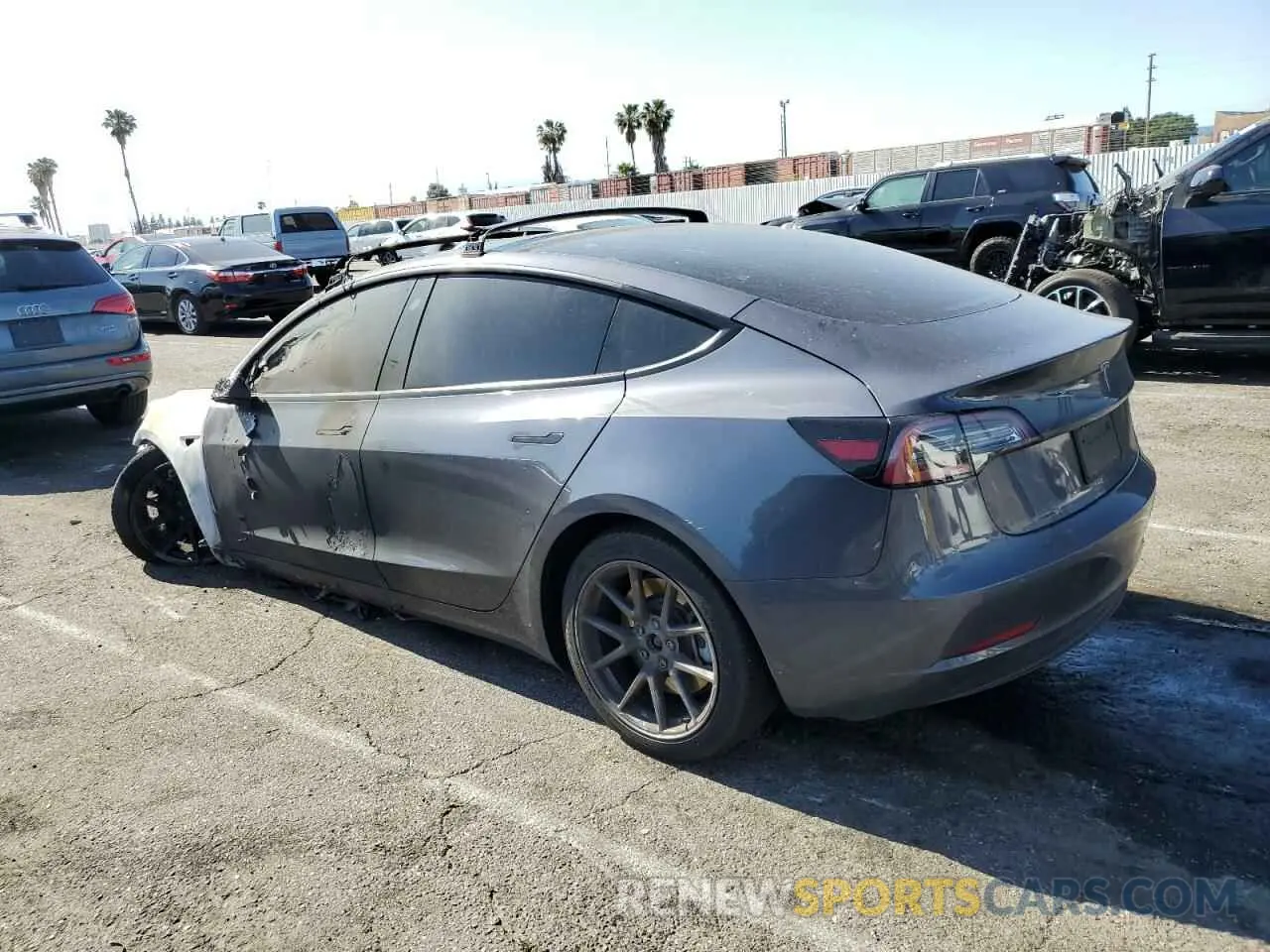 2 Photograph of a damaged car 5YJ3E1EA0PF579119 TESLA MODEL 3 2023