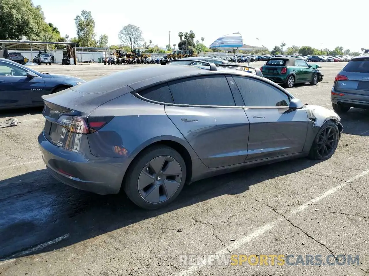 3 Photograph of a damaged car 5YJ3E1EA0PF579119 TESLA MODEL 3 2023