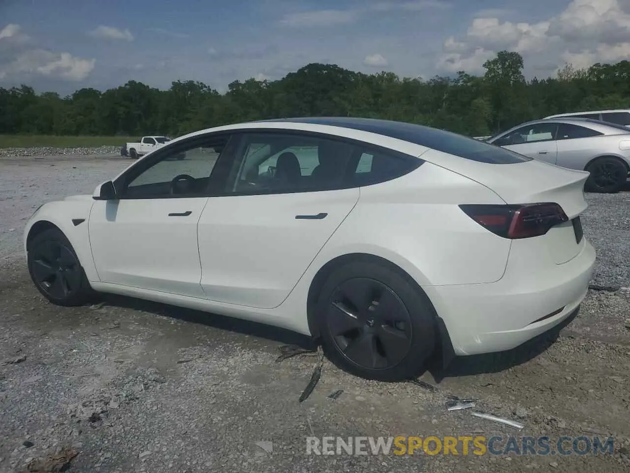 2 Photograph of a damaged car 5YJ3E1EA0PF584093 TESLA MODEL 3 2023