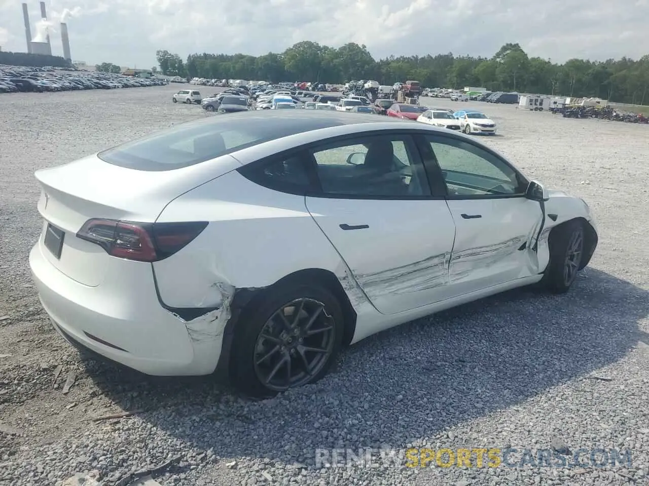 3 Photograph of a damaged car 5YJ3E1EA0PF584093 TESLA MODEL 3 2023